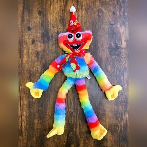 Christmas Huggy Wuggy, RAINBOW Huggy Wuggy in Christmas Costume